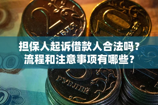 北京担保人起诉借款人合法吗？流程和注意事项有哪些？