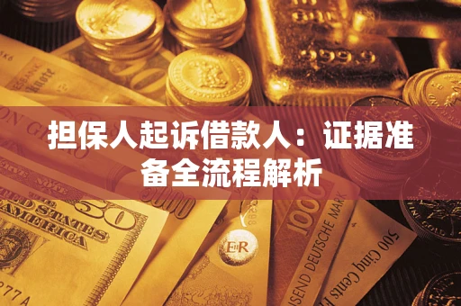 北京担保人起诉借款人：证据准备全流程解析