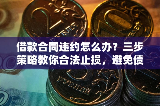 北京借款合同违约怎么办？三步策略教你合法止损，避免债务危机升级