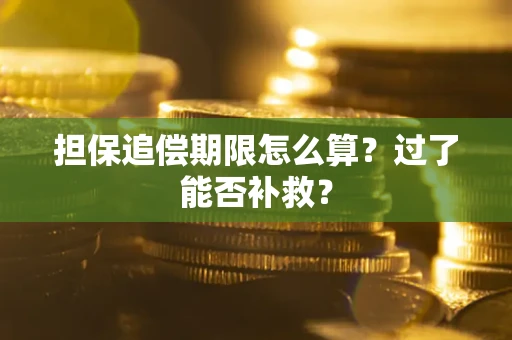 北京担保追偿期限怎么算？过了能否补救？